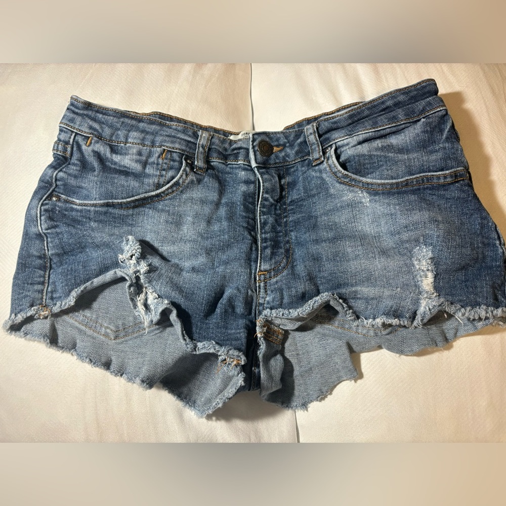 blue forever 21 shorts size 29